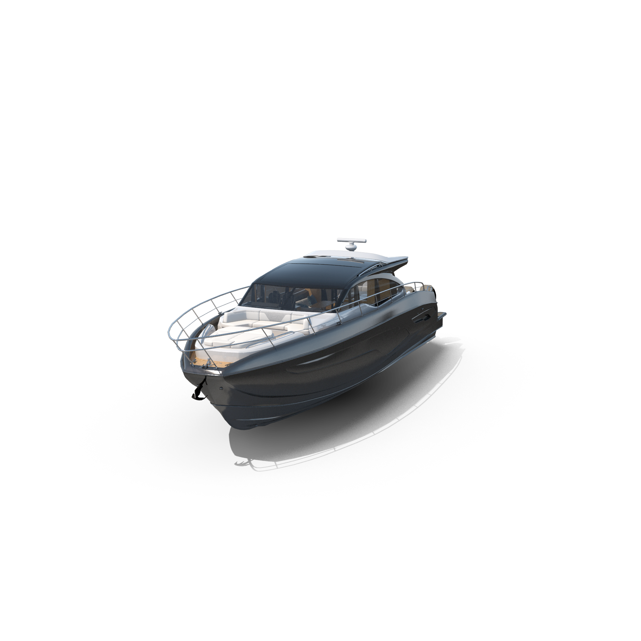 Black Spinner Sea Yacht.H02.2k